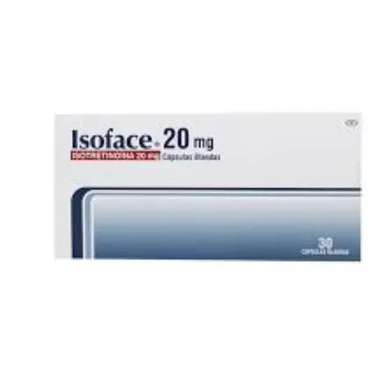 ISOFACE 20 MG CAJA X 30 CAPSULAS - Ecofarma